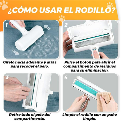 Rodillo Anti-Pelos Mascotas